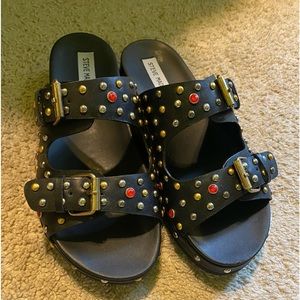 STEVE MADDEN rhinestone sandal 8